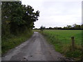 TM4072 : Road near the Bridleway to Sibton Road by Geographer