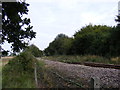 TM3863 : Railway line to Leiston by Geographer