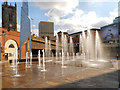 SJ8398 : Greengate Fountains by David Dixon