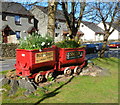 SH5848 : Red former mining trucks, Beddgelert by Jaggery