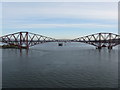 NT1379 : Forth Bridge from the Road Bridge by M J Richardson