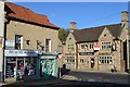 SK4770 : Bolsover -"The White Swan" and town centre shops by Neil Theasby