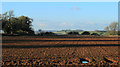 ST6737 : 2012 : Ploughed field and view south of Batcombe by Maurice Pullin