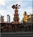 SJ8398 : Manchester Exchange Square Christmas Market 2012 by Gerald England