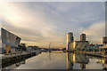 SJ8097 : Salford Quays, Manchester Ship Canal by David Dixon