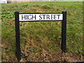 TL2662 : High Street sign by Geographer