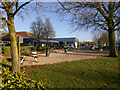 SP3457 : M40 Warwick Services (Picnic Area) by David Dixon