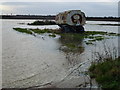 TL4879 : Tanker runs aground in floods by Richard Humphrey