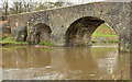 J3269 : The muddy River Lagan, Shaw's Bridge, Belfast by Albert Bridge