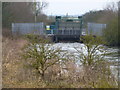 TF3902 : Ring's End sluice discharging into The River Nene - The Nene Washes by Richard Humphrey