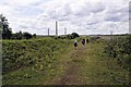 TL2597 : Roman road, King's Dyke Nature Reserve by Julian Dowse