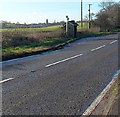 ST5595 : Bus shelter near Tidenham by Jaggery