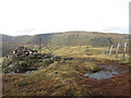 NY3111 : Summit cairn at the top of Steel Fell by Graham Robson