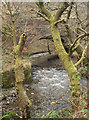 SS9088 : The Afon Garw south of Pont-y-rhyl by eswales