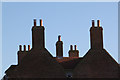 SK5637 : Chimney stacks at the old Wilford Rectory  by Alan Murray-Rust