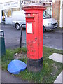 TL1116 : Kinsbourne Green Post Office George V Postbox by Geographer