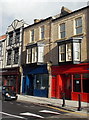 ST3187 : A red shop and a blue shop to let, Commercial Road, Newport by Jaggery