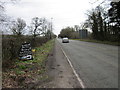 SJ3873 : A41 (Liverpool Road) near Backford Cross by Jeff Buck