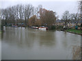 SU2199 : Lechlade wharves, seen from Halfpenny Bridge, Thames Street, Lechlade by Vieve Forward