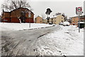 ST3091 : Icy road surface, Bacon Place, Malpas, Newport by Jaggery