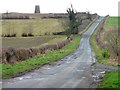 SE4343 : Windmill Road heading up to Bramham Windmill by Christine Johnstone