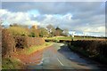 SJ4668 : The B5132 (Barrow Lane) approaching Great Barrow by Jeff Buck