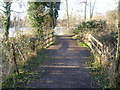 TQ5156 : Path alongside West Lake at Sevenoaks Wildlife Reserve by Marathon