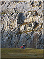 SD4972 : Out for a walk, Warton Crag Quarry by Karl and Ali