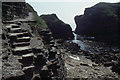 HY5908 : Steps up to the Brough of Deerness by Christopher Hilton