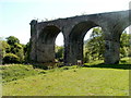 SO5112 : Eastern end of a former railway viaduct, Monmouth by Jaggery