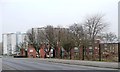 SD5805 : Contrasting flats in Scholes, Wigan by Christine Johnstone