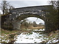 NS4354 : Northern East Ayrshire : Pollick Farm Bridge (looking NE) by Richard West