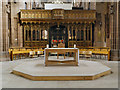 SJ8398 : Screen (Pulpitum), Manchester Cathedral by David Dixon