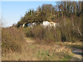 TQ6078 : Path and Cliffs near Grays Gorge by Roger Jones