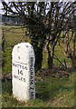 TG1107 : Milestone on the B1108 Watton Road by Geographer