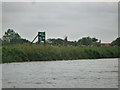 TG4015 : Sign beside the River Thurne and River Bure by Linden Parker