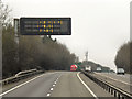 SU4643 : Matrix Sign, Southbound A34 by David Dixon