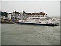 SZ0387 : Chain Ferry at Sandbanks by David Dixon