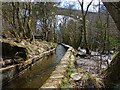 SO0308 : Cyfarthfa Leat, Merthyr Tydfil by Robin Drayton