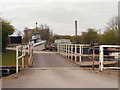 SJ5686 : Bridge over Fiddler's Ferry Lock by David Dixon