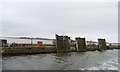 SJ4981 : Weston Mersey lock by Christine Johnstone