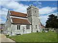 SU1225 : St Mary, Homington: early May 2013 by Basher Eyre