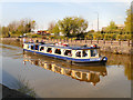 SD5705 : Leeds and Liverpool Canal, Waterbus at Wigan Pier by David Dixon