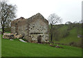 NY7110 : Destroyed barn, Potts Valley by Karl and Ali