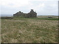 NB5364 : Roofless house at Coig Peighinnean by M J Richardson