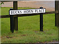 TM1340 : Bucks Horn Place sign by Geographer