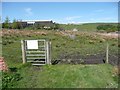 SE0429 : Gate on the Calderdale Way at Moor Side by Humphrey Bolton