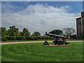 TL2308 : Cannon, Hatfield House, Hertfordshire by Christine Matthews