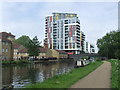 TQ3685 : River Lee Navigation near Hackney Wick by Malc McDonald