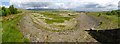 NS3084 : Helensburgh, No 2 Reservoir (drained) by Lairich Rig